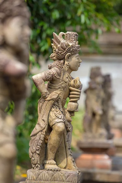 Stone hindu statue  on Bali island — Stock Photo, Image