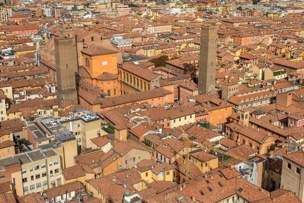 Aerial view of Bologna historical center — Stock Photo, Image