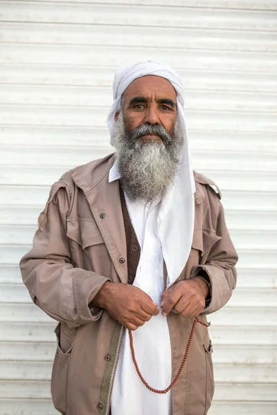 Retrato de hombre musulmán en Yazd, Irán — Foto de Stock