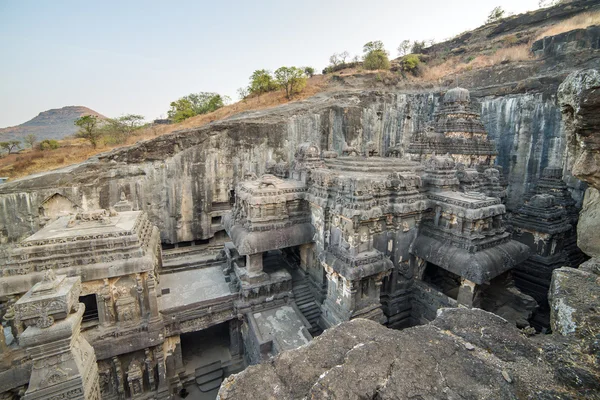 Temple Kailas dans le complexe des grottes d'Ellora — Photo