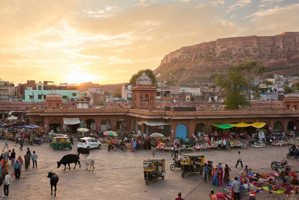 Célèbre tour de l'horloge victorienne à Jodhpur — Photo