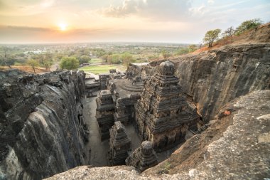 Kailas Tapınağı Ellora mağaralara karmaşık 