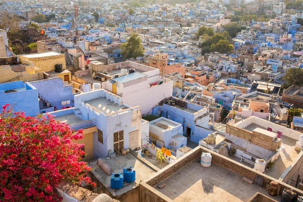 Modré město z Mehrangarh Fort — Stock fotografie