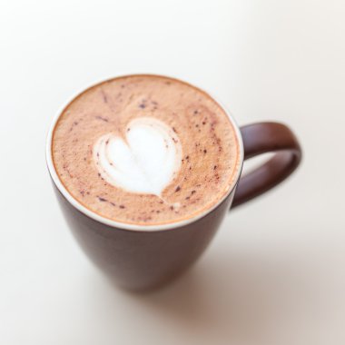 Sütlü köpüklü kahve 