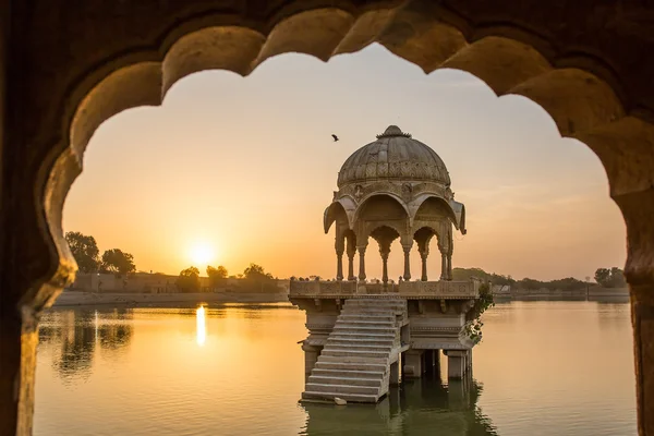 Gadi Sagar - lac artificiel, Inde — Photo