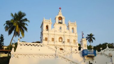 Panjim, Goa, Hindistan 'daki Kutsal Gebelik Kilisesi' nin Leydisi.