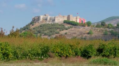 Ayasuluk Tepesi 'ndeki Ayasuluk Şatosu, Selcuk, Efes, Türkiye