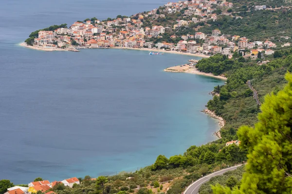 Vackert landskap på Makarskas Riviera, Dalmatien, Kroatien — Stockfoto