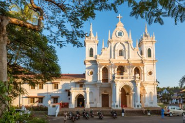 Siolim 'deki St. Anthonys Kilisesi, Goa, Hindistan.