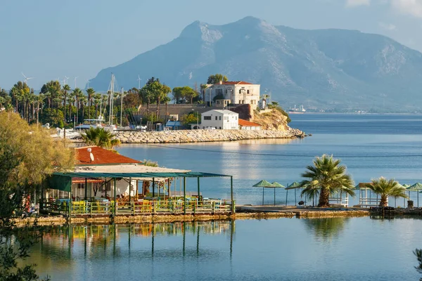 Datca liman manzaralı sabah, Türkiye — Stok fotoğraf