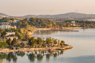 Datca liman manzarası gün doğumunda, Türkiye