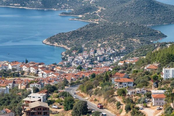 Bella città mediterranea Kas in Turchia. — Foto Stock