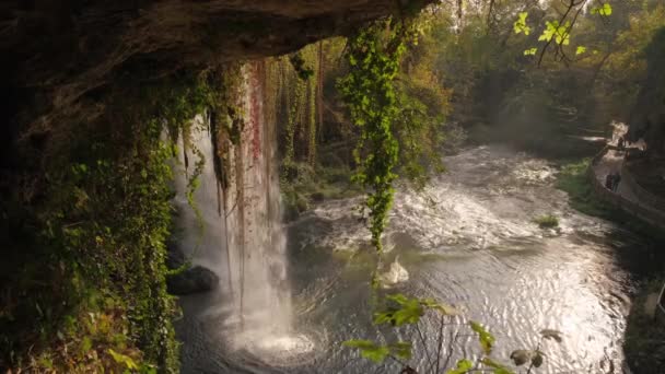 Cascadas del Alto Duden en Antalya, Turquía — Vídeos de Stock