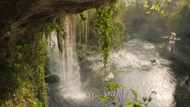 Wodospady górnego Dudenu w Antalya, Turcja — Wideo stockowe