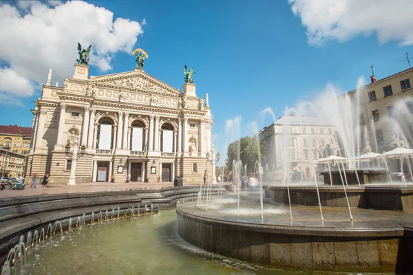 Lvov operní divadlo — Stock fotografie