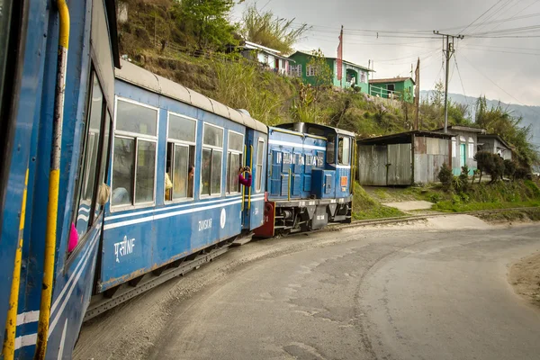 Horská dráha v Darjeelingu, Indie — Stock fotografie