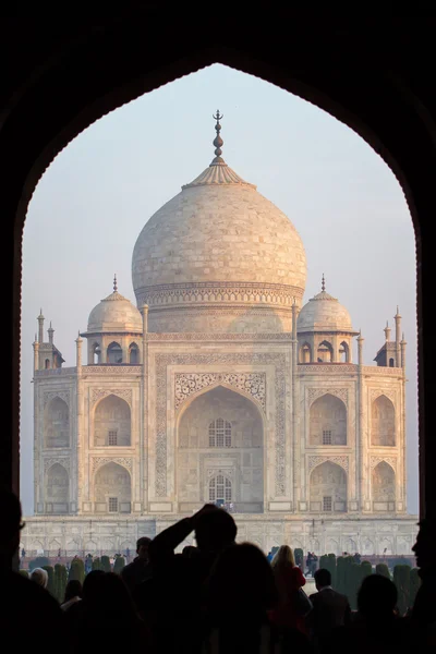 Taj mahal, indien — Stockfoto