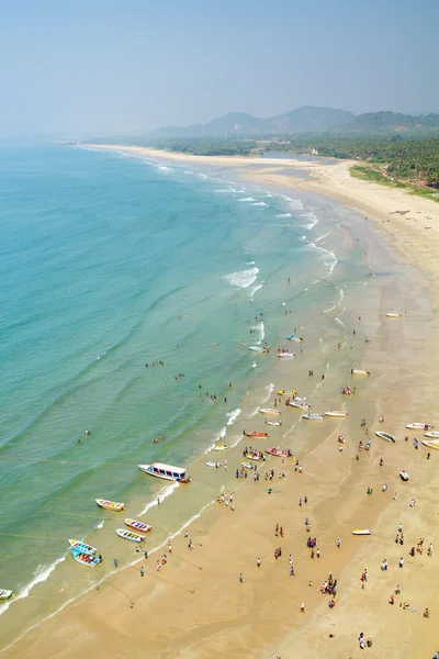 Пляжі в Murudeshwar, Карнатака — стокове фото