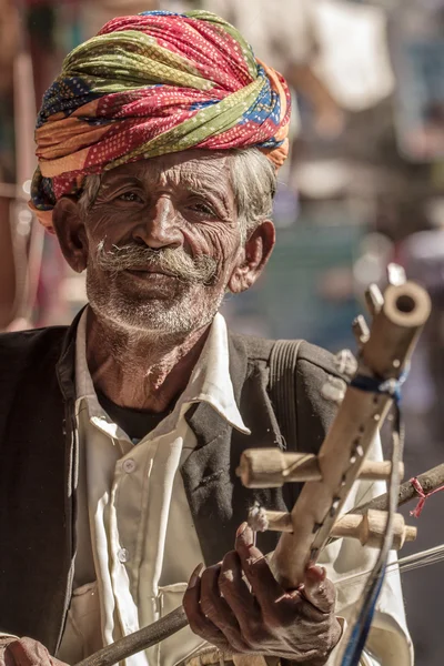 Een man Rajasthani — Stockfoto