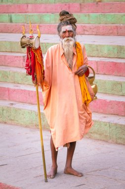 Hindu holy man clipart