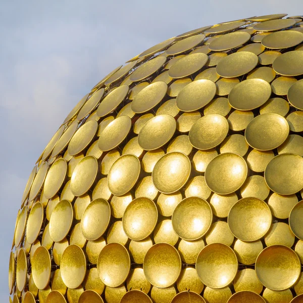 Golden Temple in Auroville — Stock Photo, Image