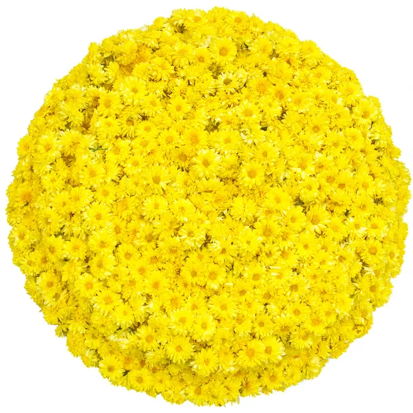 Yellow flowers garlands — Stock Photo, Image