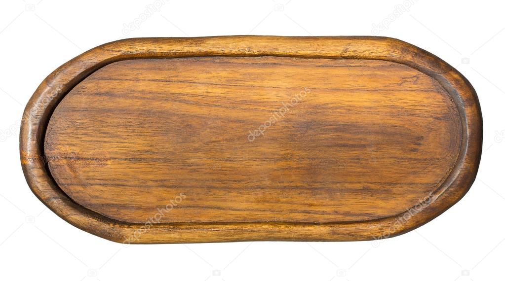 Old asian wooden tray