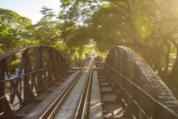 Γέφυρα στον ποταμό Kwai σε Καντσαμπούρι — Φωτογραφία Αρχείου