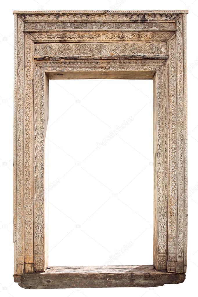Old Carved Wooden Door Frame Stock Photo C Mazzzur 68567903