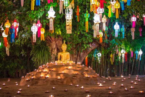 Loy Kratong festiwalu w Chiangmai, Tajlandia — Zdjęcie stockowe