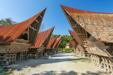 Batak evleri Samosir Adası