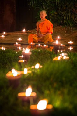 meditasyon Budist rahip