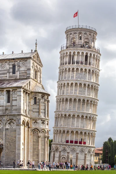 Piazza dei Miracoli i Pisa - Stock-foto