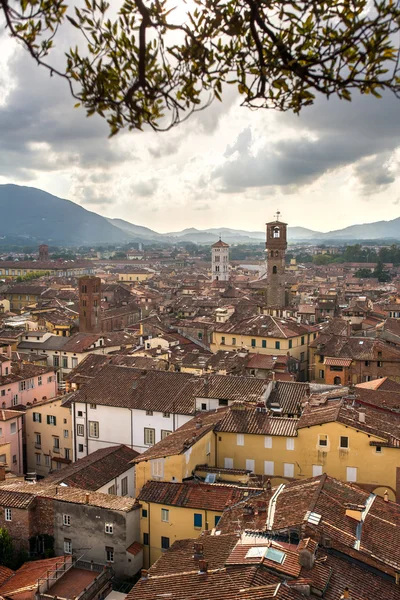 Panorama dell'architettura lucchese — Foto Stock