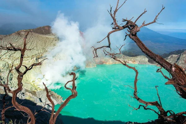 Vulcano Kawah Ijen — Foto Stock