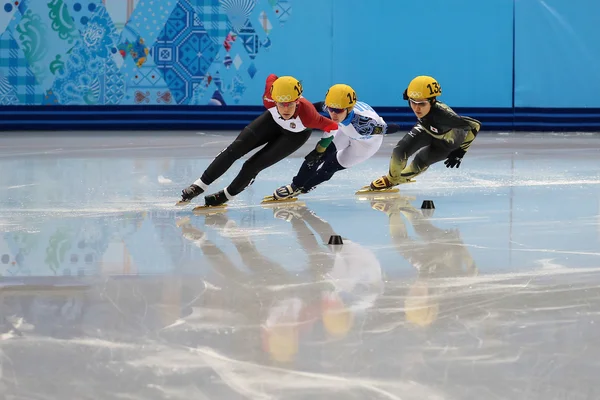 Ladies' 3000 m Heats Short Track Relay — Stock Photo, Image