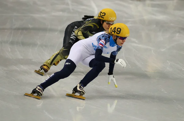 Relais de piste courte chauffe 3000 m pour dames — Photo