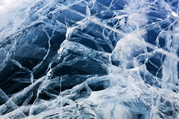 Grietas de hielo — Foto de Stock