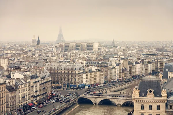 Paris vista de pássaro-olho — Fotografia de Stock