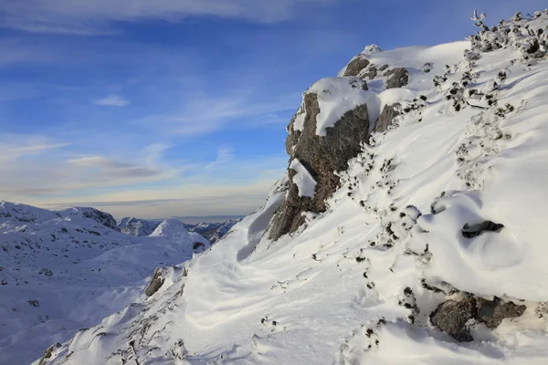 Widok płaskowyżu dachstein-krippenstein. — Zdjęcie stockowe
