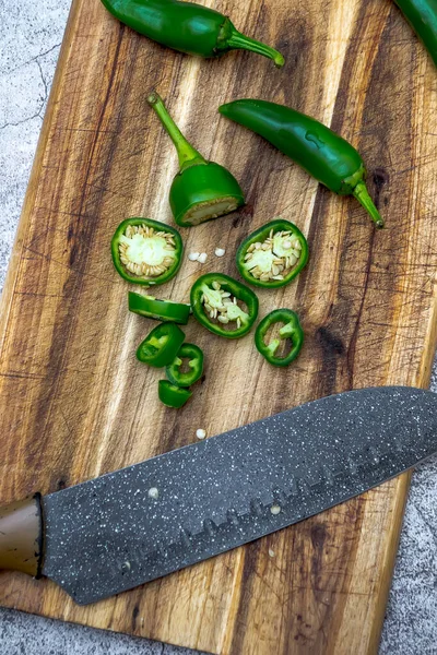 Ingretienser För Marinerad Varm Paprika Och Jalapeno Paprika Burk — Stockfoto