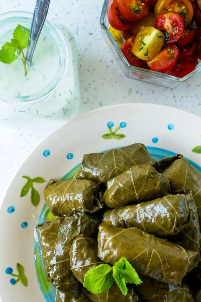 Stuffed vine leaves — Stock Photo, Image