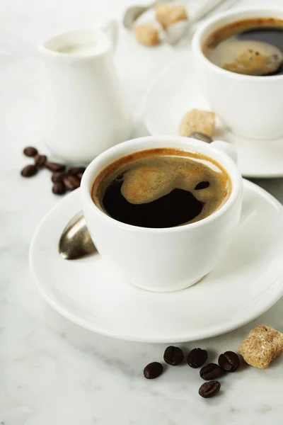 Coffee on white background — Stock Photo, Image