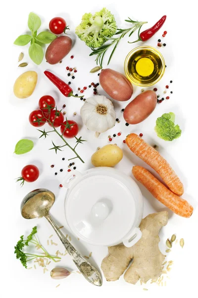 Ingredients for soup — Stock Photo, Image