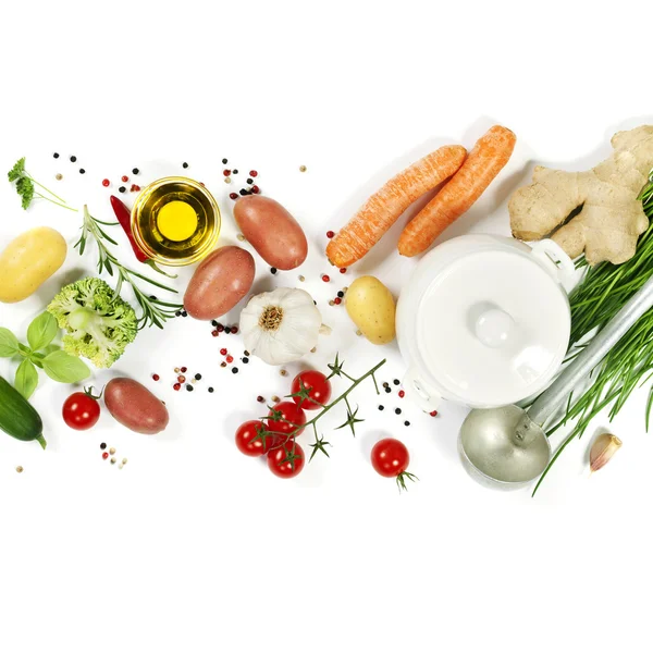 Ingredients for soup — Stock Photo, Image