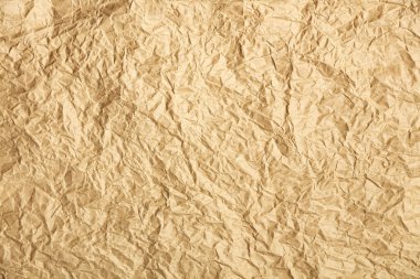 Soyut doku. Buruşuk el işi kahverengi kağıt arka plan