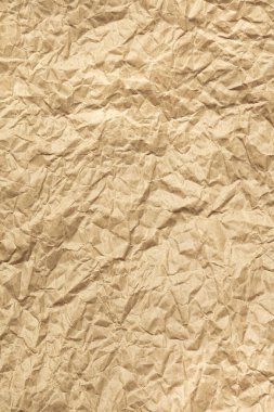 Soyut doku. Buruşuk el işi kahverengi kağıt arka plan