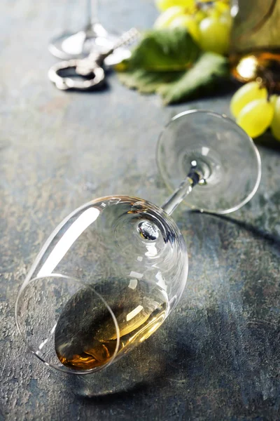 Verre de vin blanc — Photo