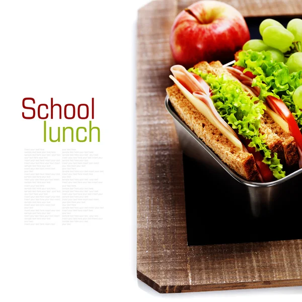 Prânz școlar — Fotografie, imagine de stoc