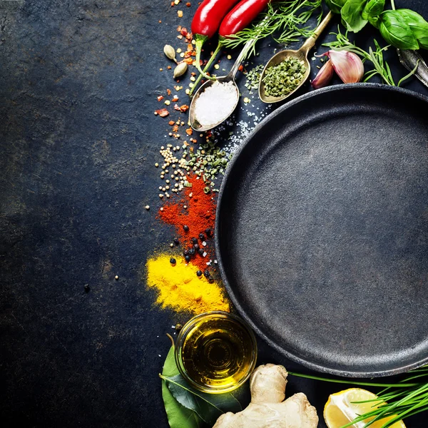 Herbs and spices selection — Stock Photo, Image